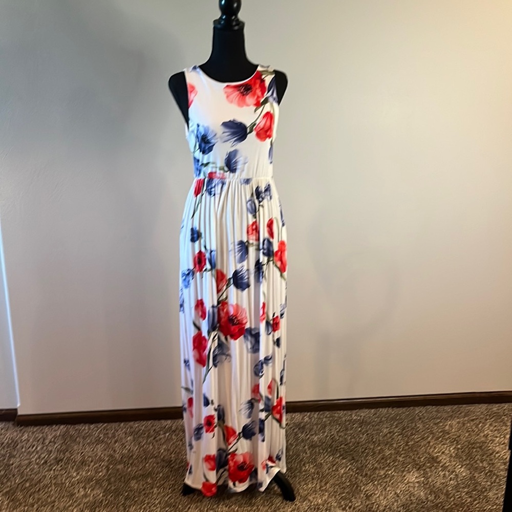Floral maxi dress
